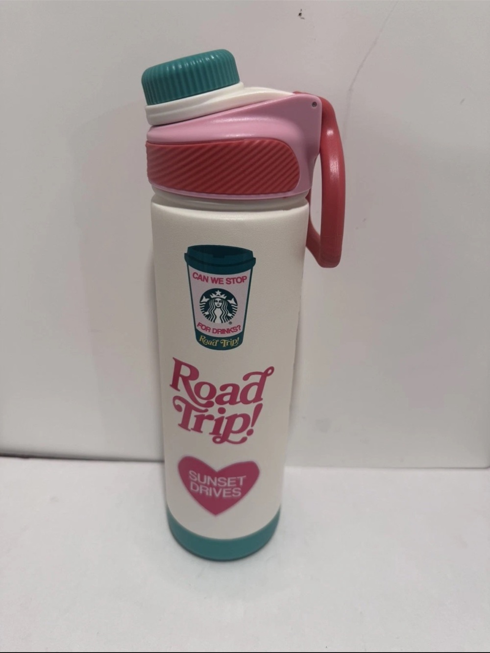 Starbucks Dandy Worldwide Road Trip 26 oz Stainless Steel Travel Water Bottle